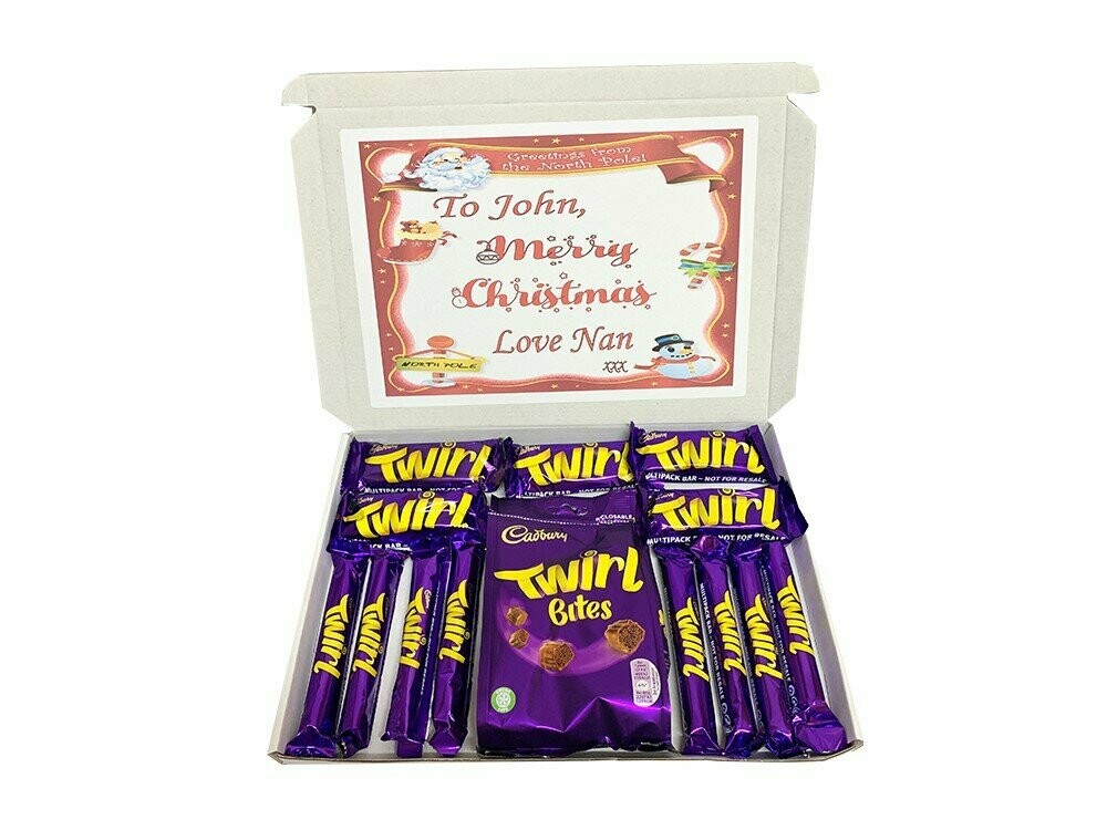 Cadbury Twirl Chocolate Gift Box | Personalised | By Charlotte