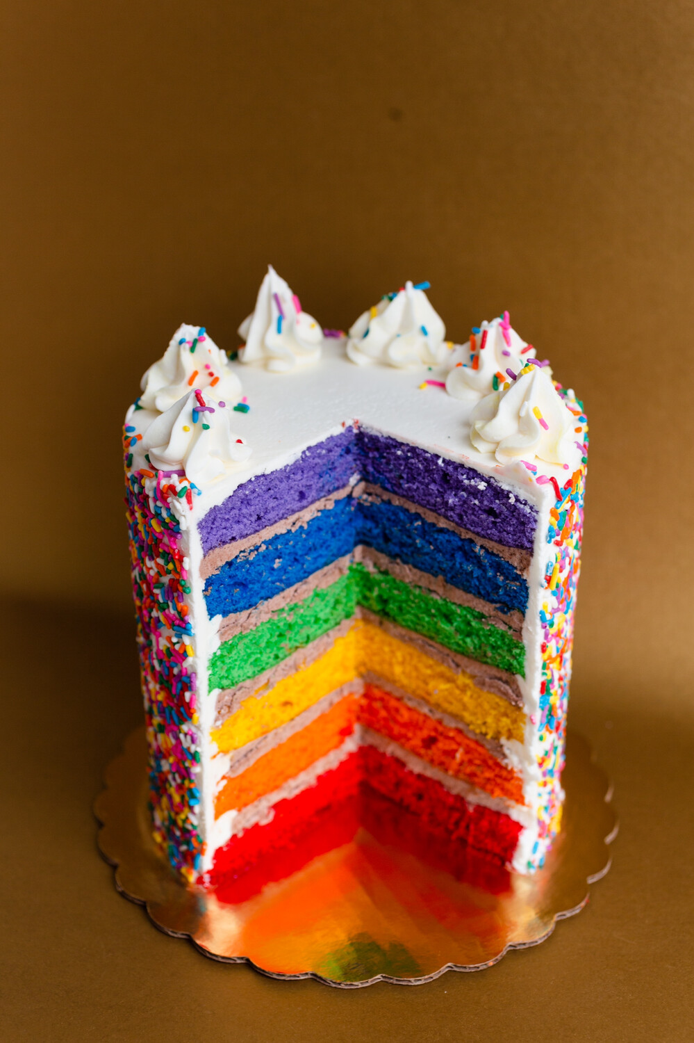 6&quot; 6 layer Rainbow Party Cake
