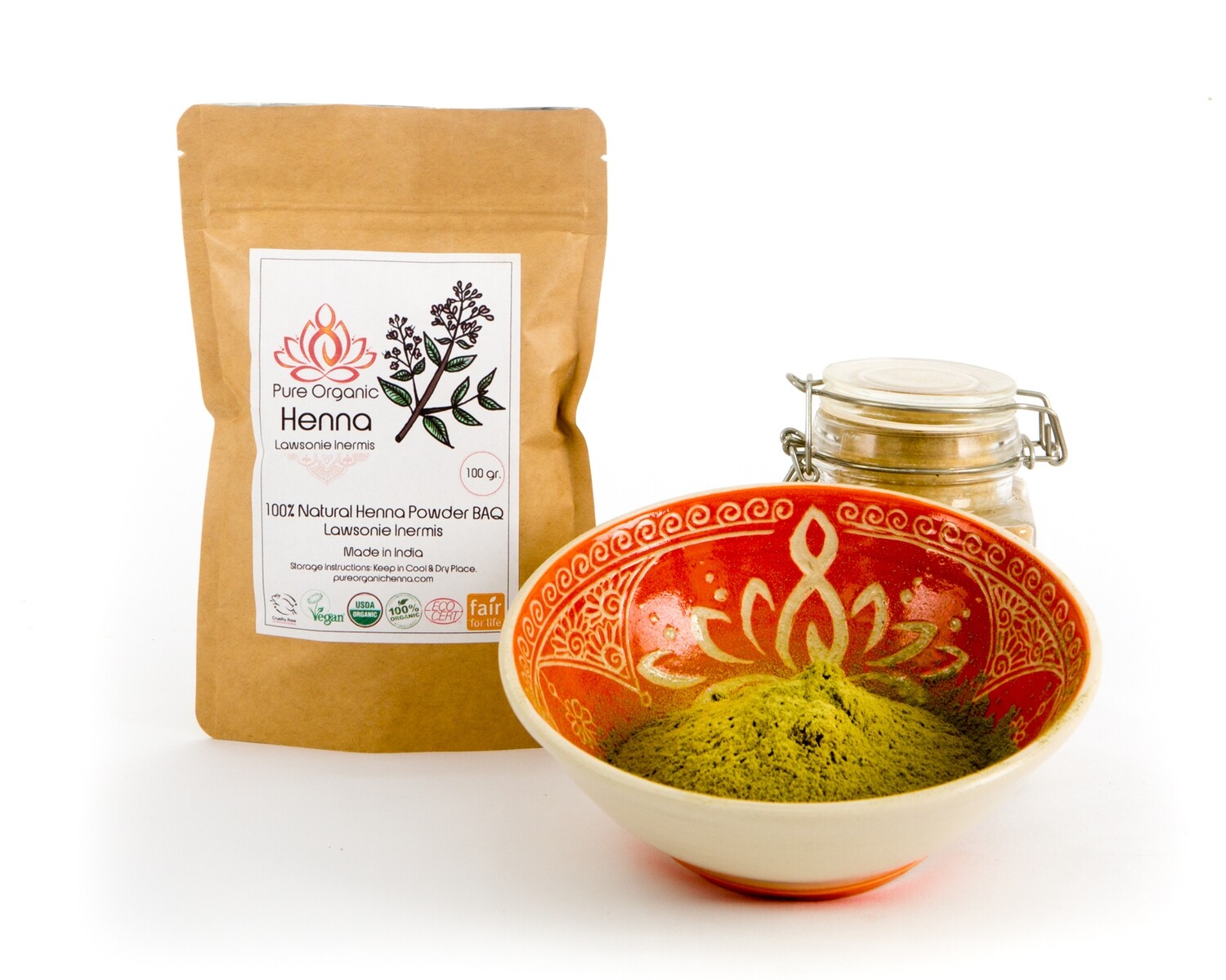 Pure Organic Henna Powder BAQ Store Pure Organic Henna and Jagua