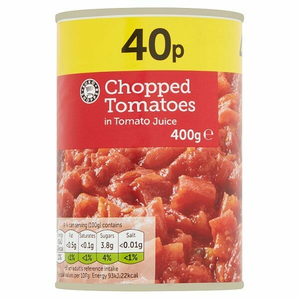 Euro Shopper Chopped Tomatoes in Tomato Juice 400g