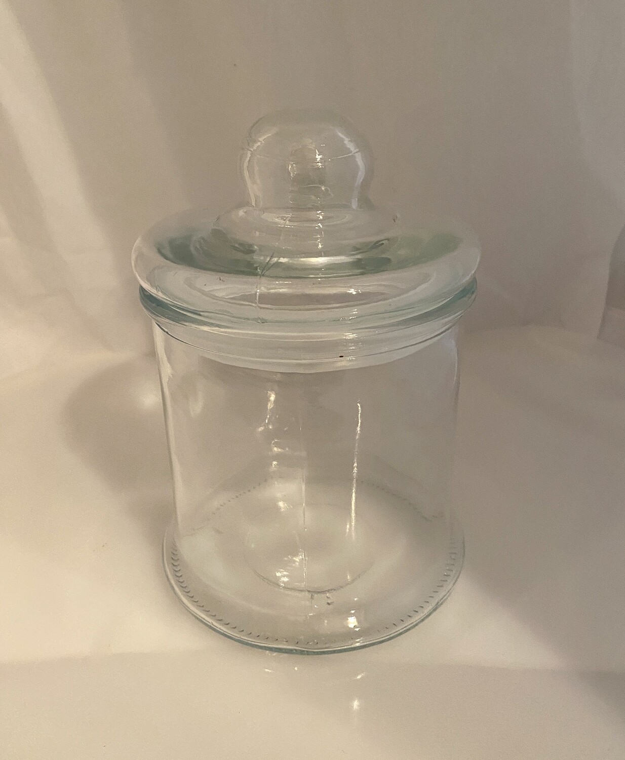 unusual glass storage jars