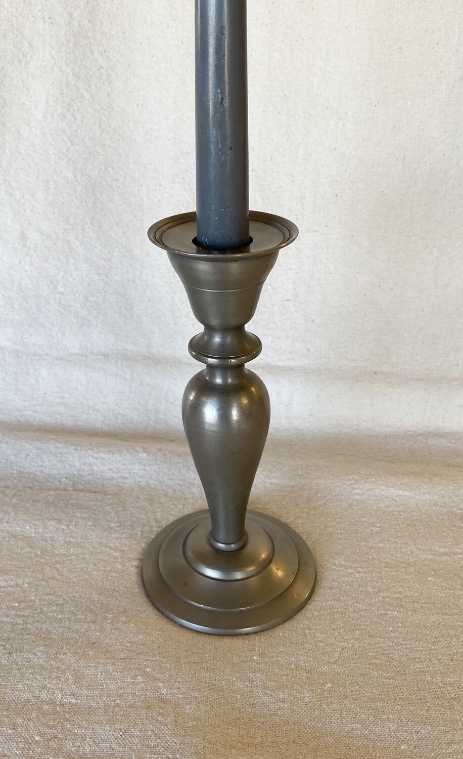 Pewter Candlestick