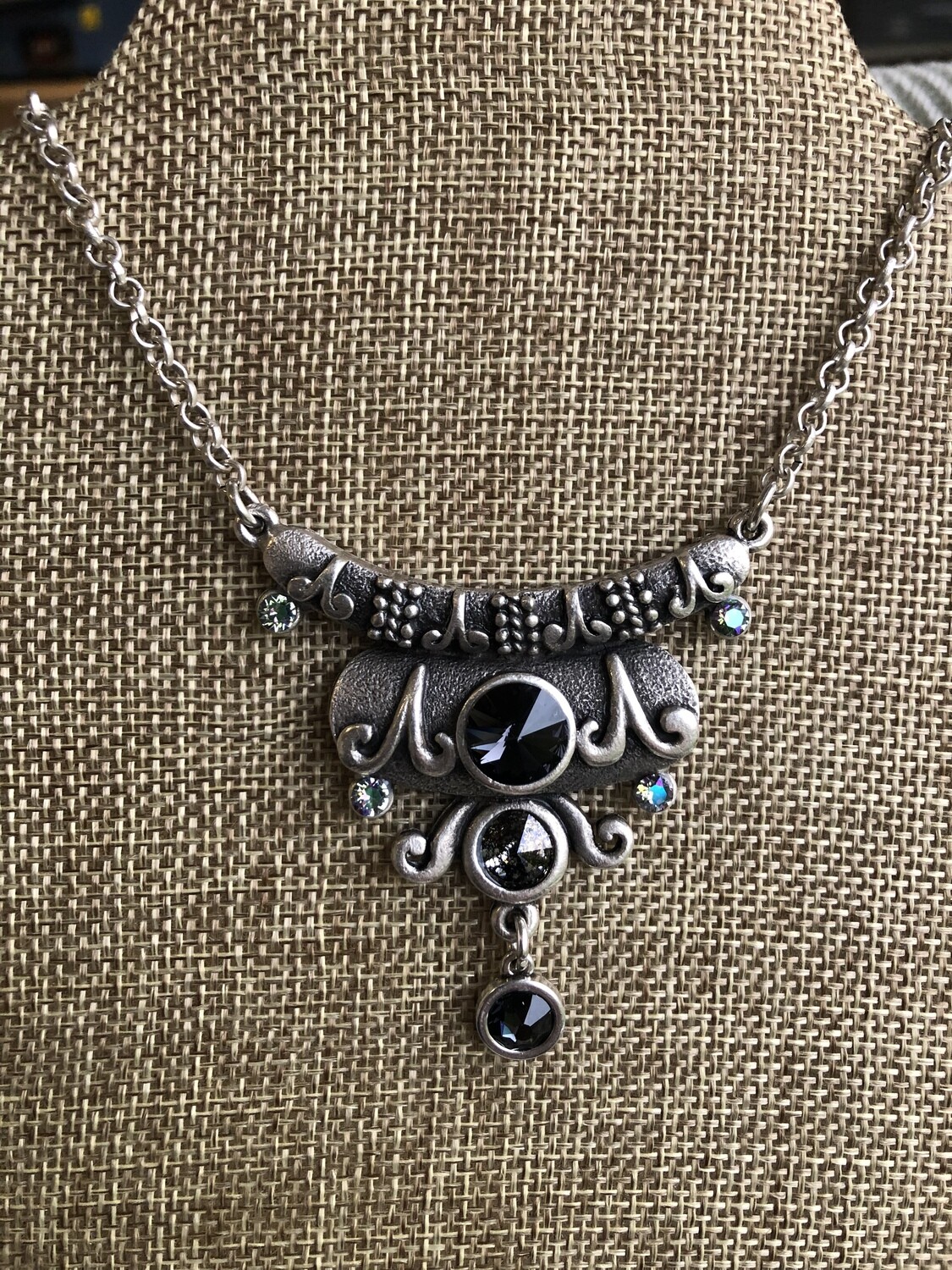 Swarovski Crystal and Zamak Necklace SALE