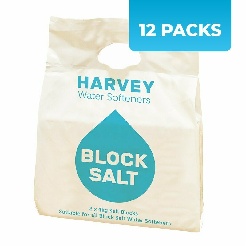 Block Salt (2 x 4kg blocks) 12 Packs Delivered