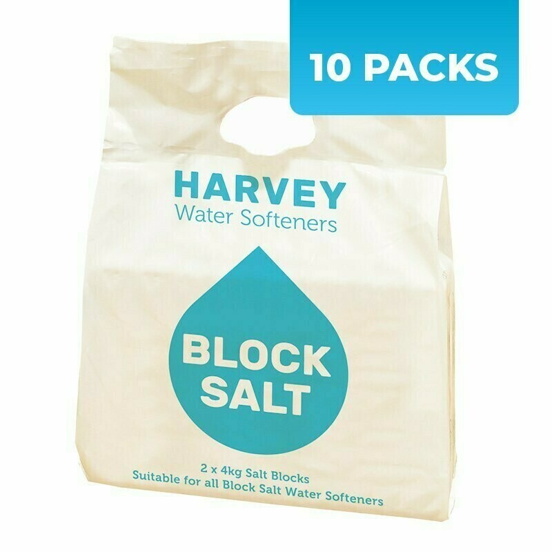 Block Salt (2 x 4kg blocks) 10 Packs Delivered