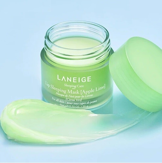 LANEIGE Lip Sleeping Mask, Apple Lime, 20 g