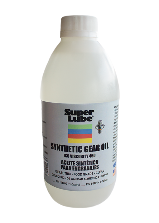 Super Lube Synthetic Gear Oil Food Grade Lubricant ISO 460 1 Quart