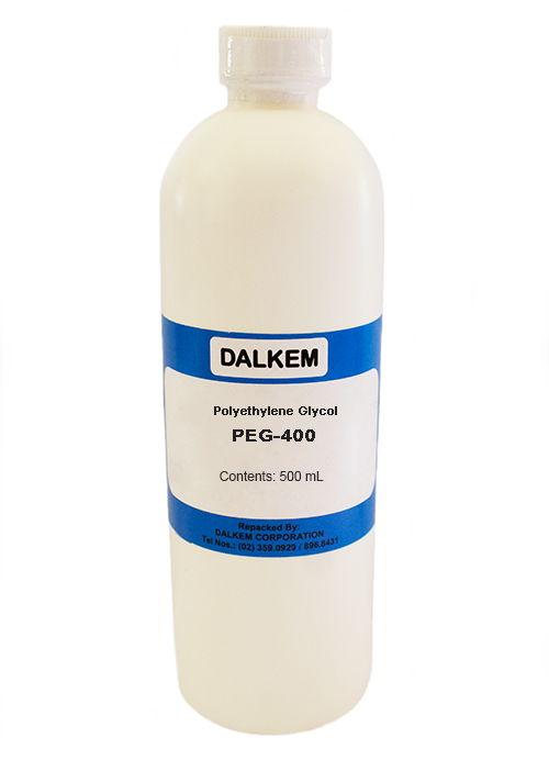 Dalkem Polyethylene Glycol PEG 400 bottle 500 mL Store Online