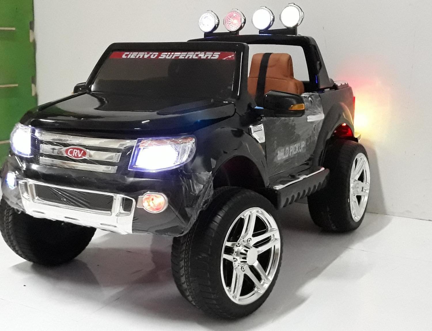 AUTO MACCHINA ELETTRICA PER BAMBINI Pickup CRV 12v 2 POSTI 4x4 CON