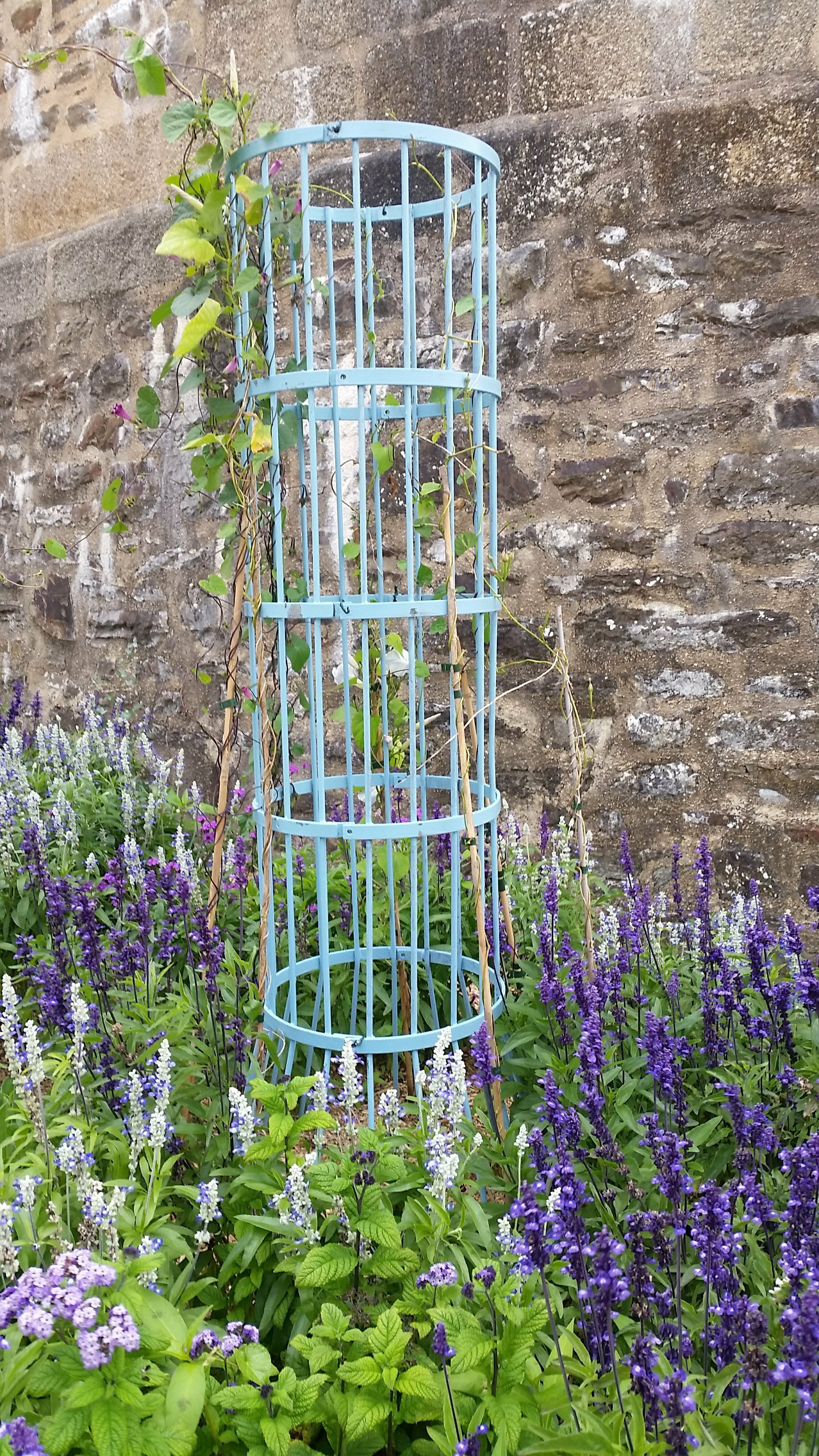 Tuteur Gloriette Pour Rosiers Relaxdays 1,90m Vert - Obélisque Jardin