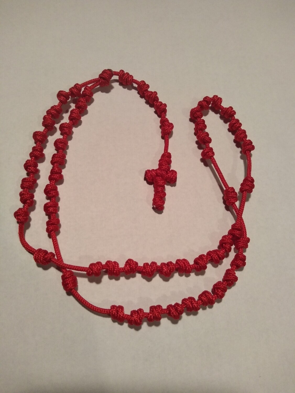 Monkmade cord CHILWORTH ROSARY BEADS SMALL/red