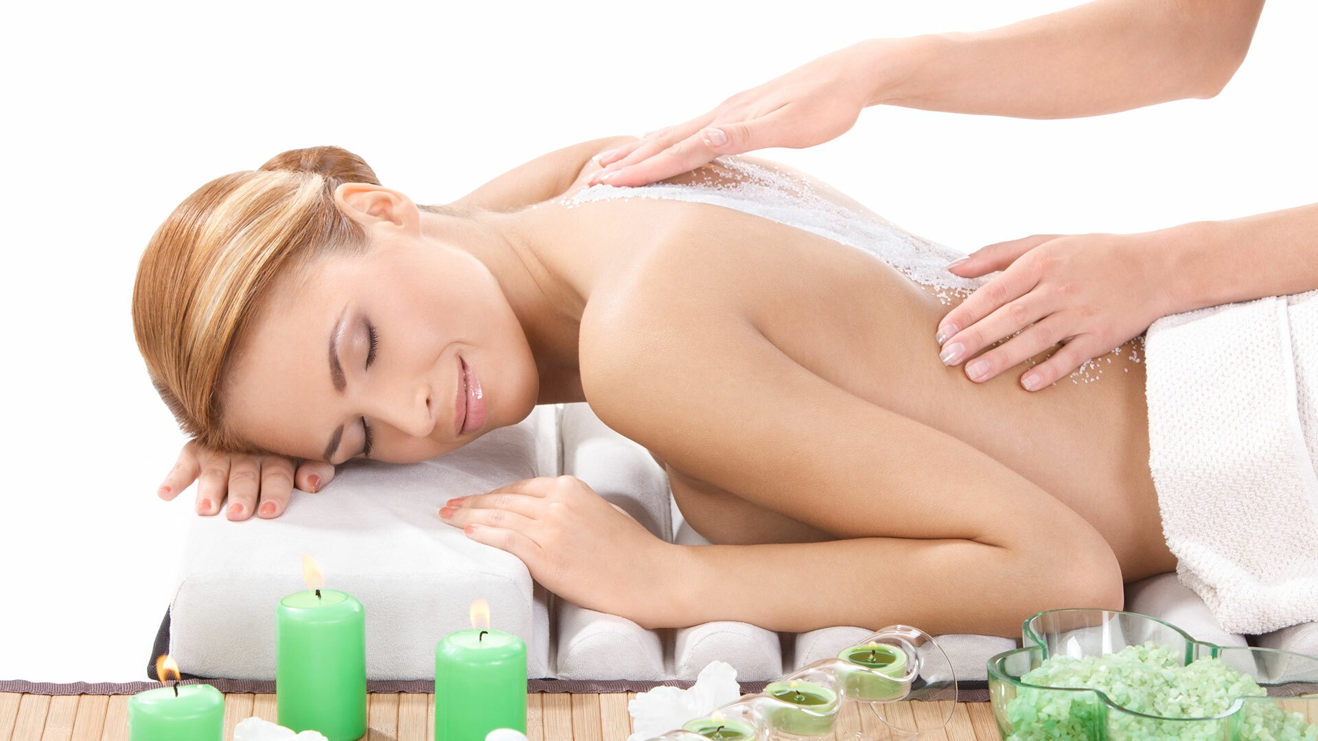 Уход за телом салоны. Уход за телом салоны. Массаж фон. Девушка у косметолога. Спа программа.