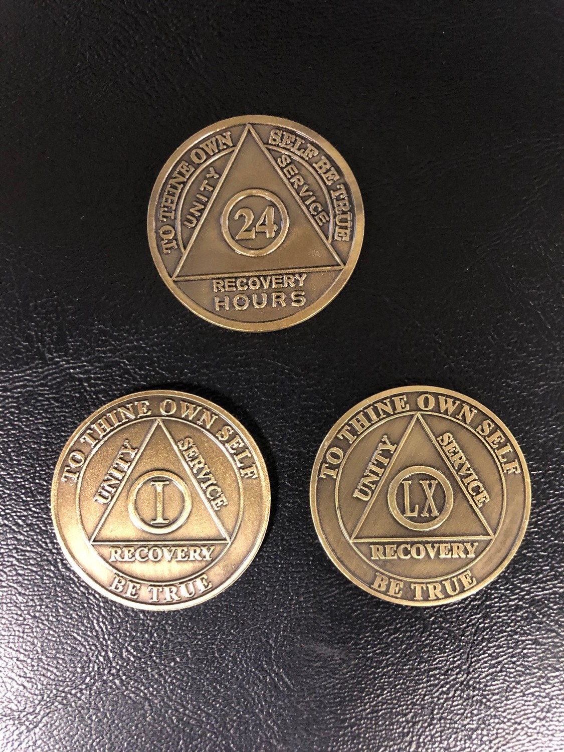 Bronze Medallions From 24 hours, months and years 160