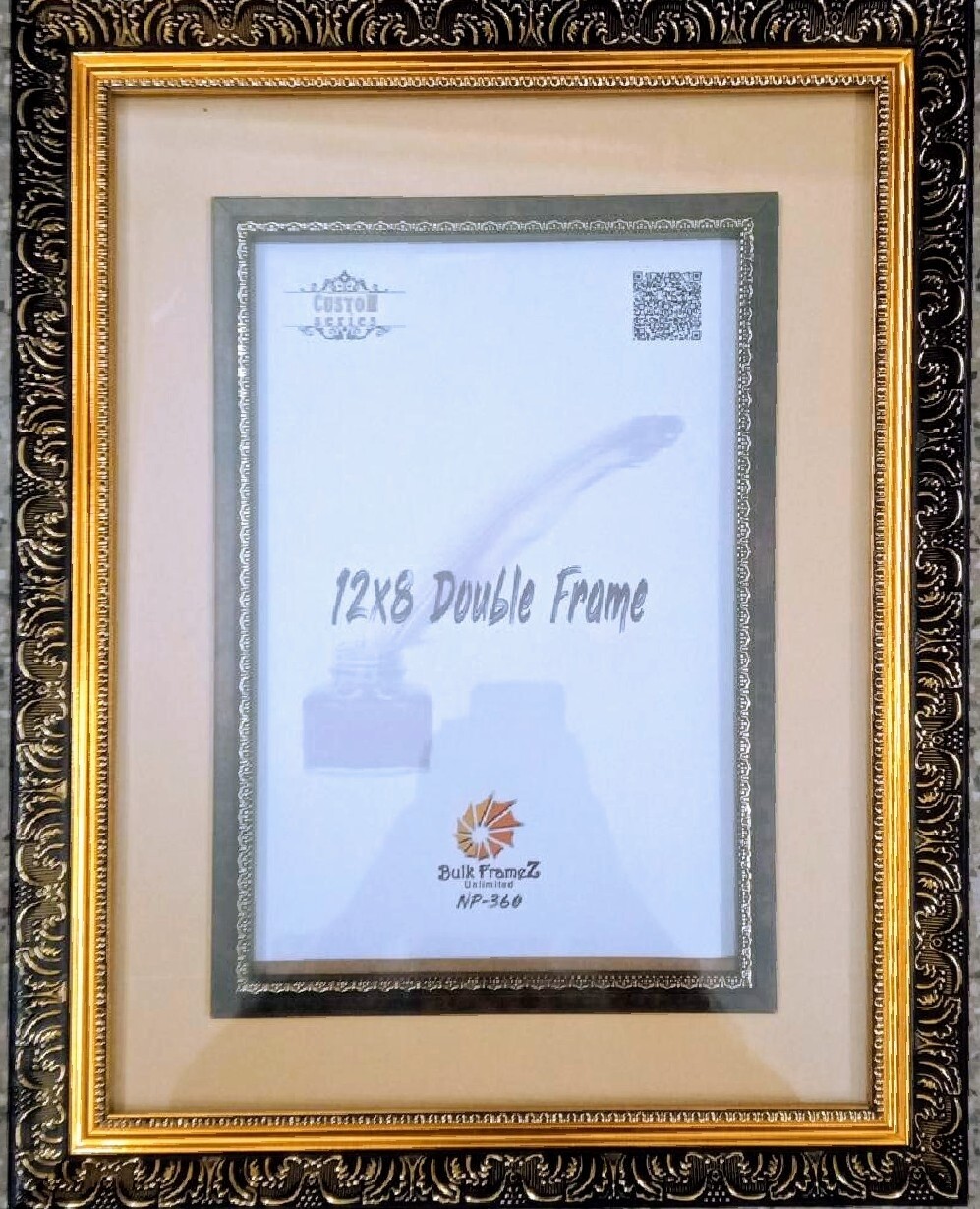 Personalized Photo Frame Double (Select Frame Size and Upload your