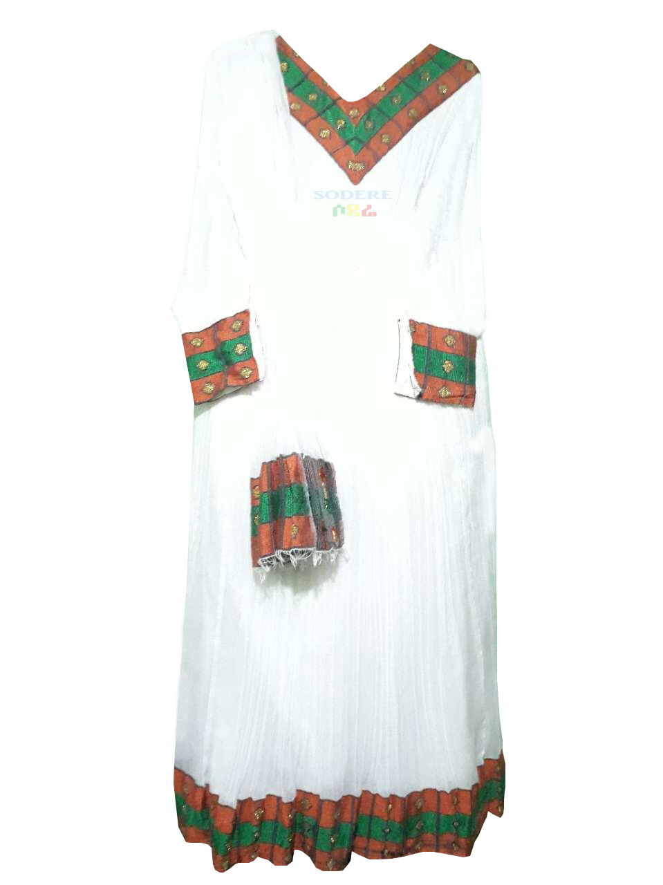 Ethiopia ኢትዮጵያ Two-Piece Maxi Dress