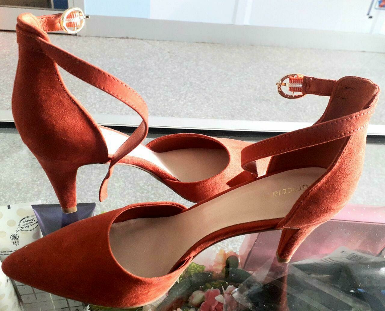 Red New Fashion Women Graceland Heel Shoes