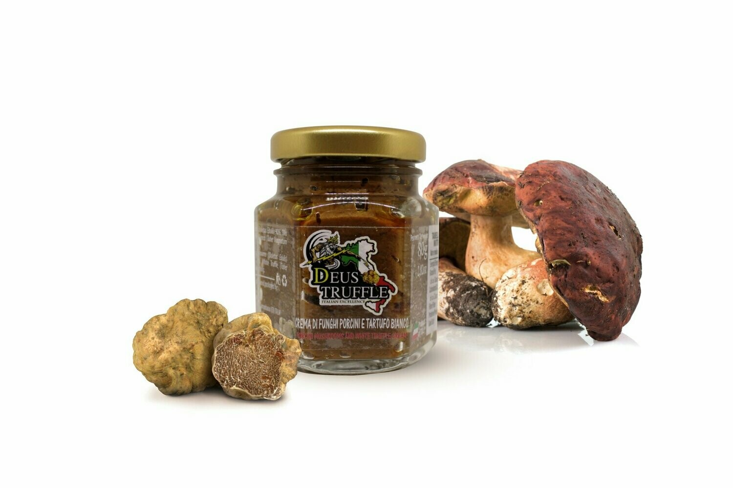 Crema con Funghi Porcini e Tartufo Bianco da 80 grammi