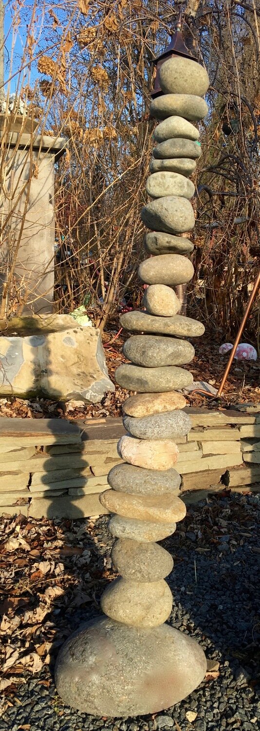 Stacked Stone Garden Ornament (Indoor or Outdoor)