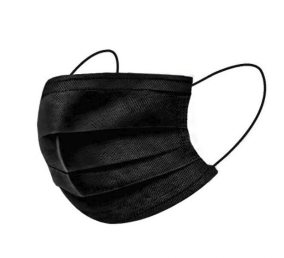 black disposable masks priceline
