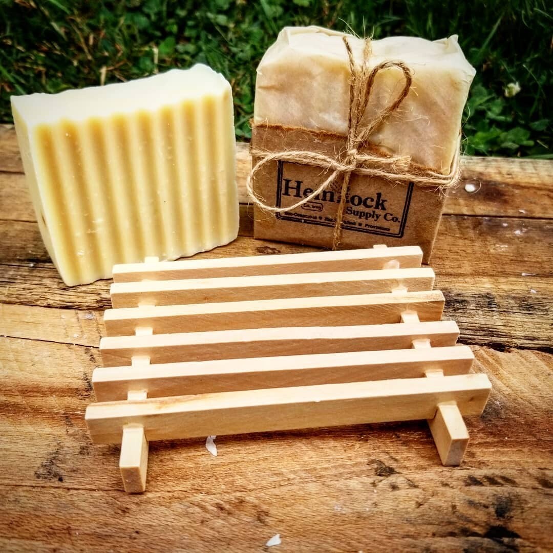 Wood Slat Soap Tray