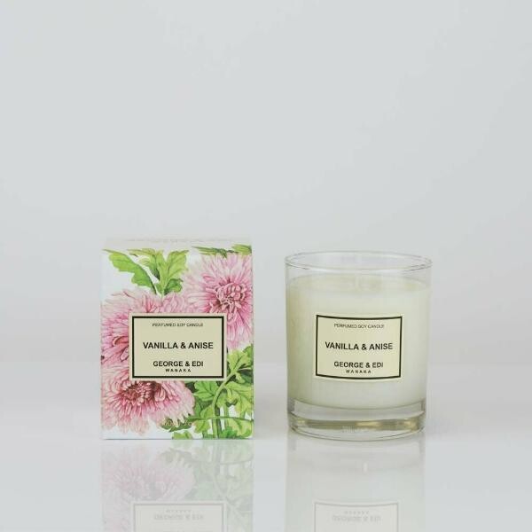 and Edi Perfumed Soy Candle Vanilla & Anise