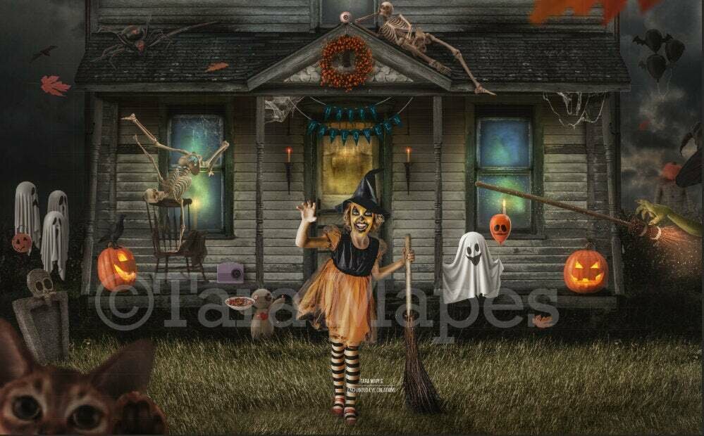 Halloween Haunted House Trick or Treating Fun Spooky Kid Friendly