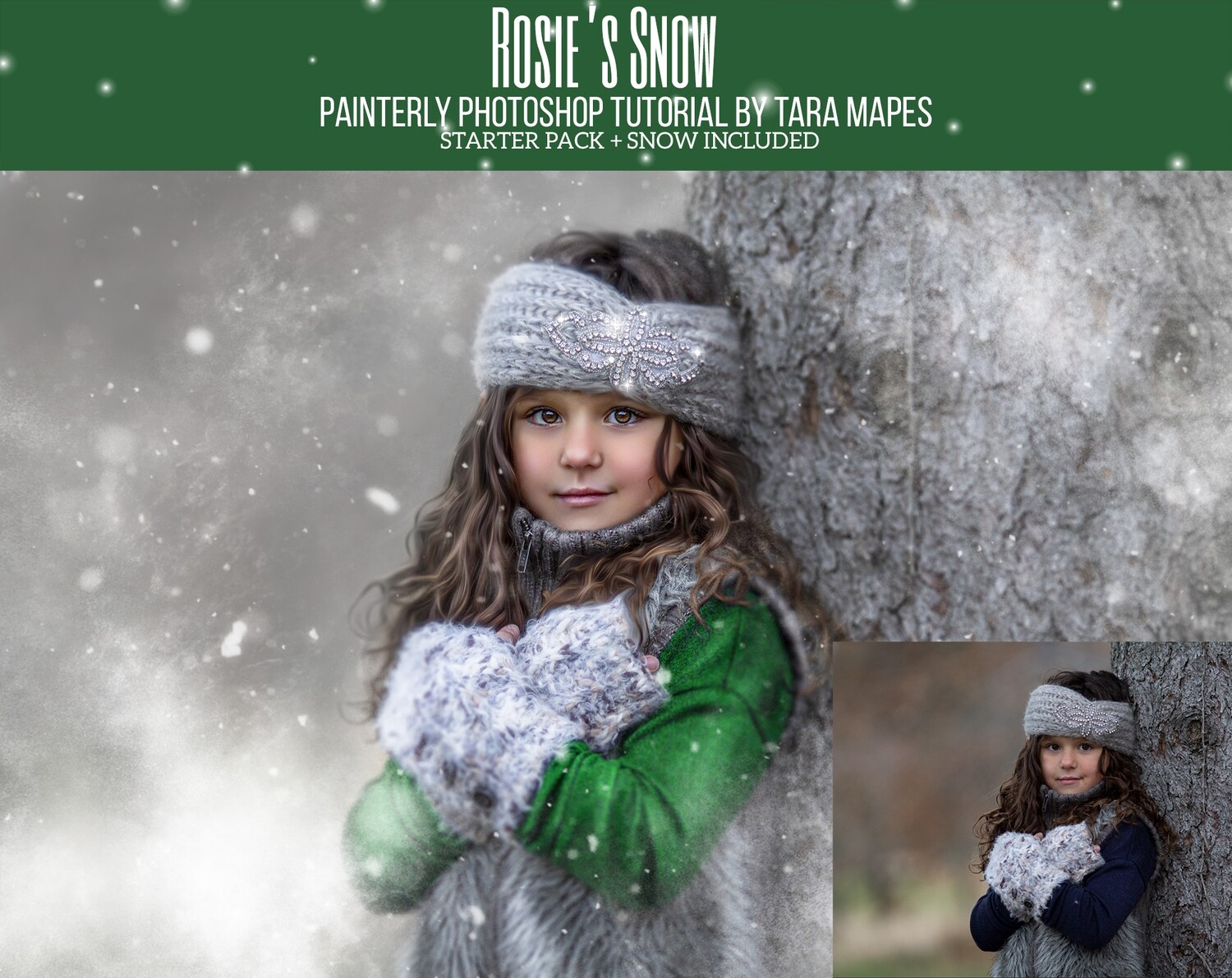 Rosie's Snow Painterly Editing + Compositing Tutorial with