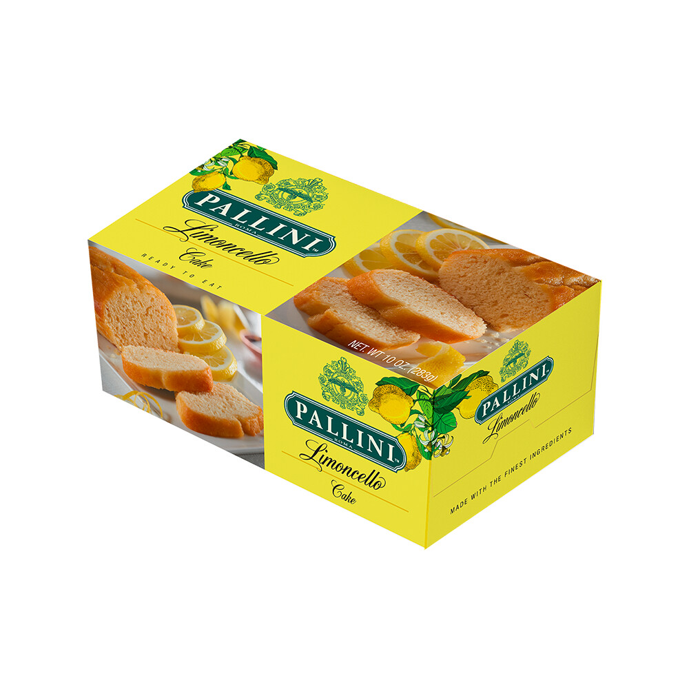 Pallini Limoncello 10 oz Limoncello Loaf Cake 2 pack Store GSBC