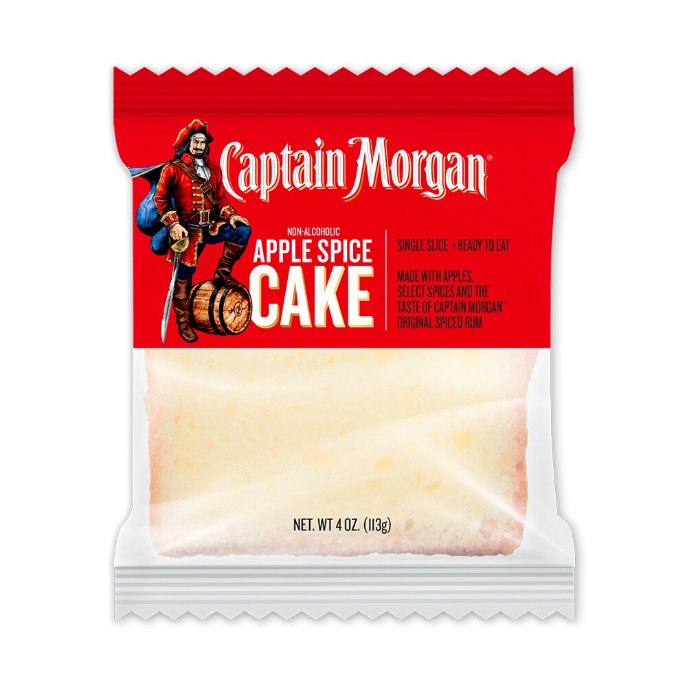 Captain 4 oz. Apple Spice Slice Cake 6 pack Store GSBC