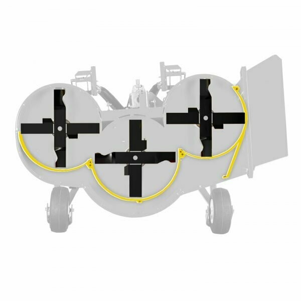 Walker DR523 52” Rear Discharge Deck, Belt Drive (Model H)