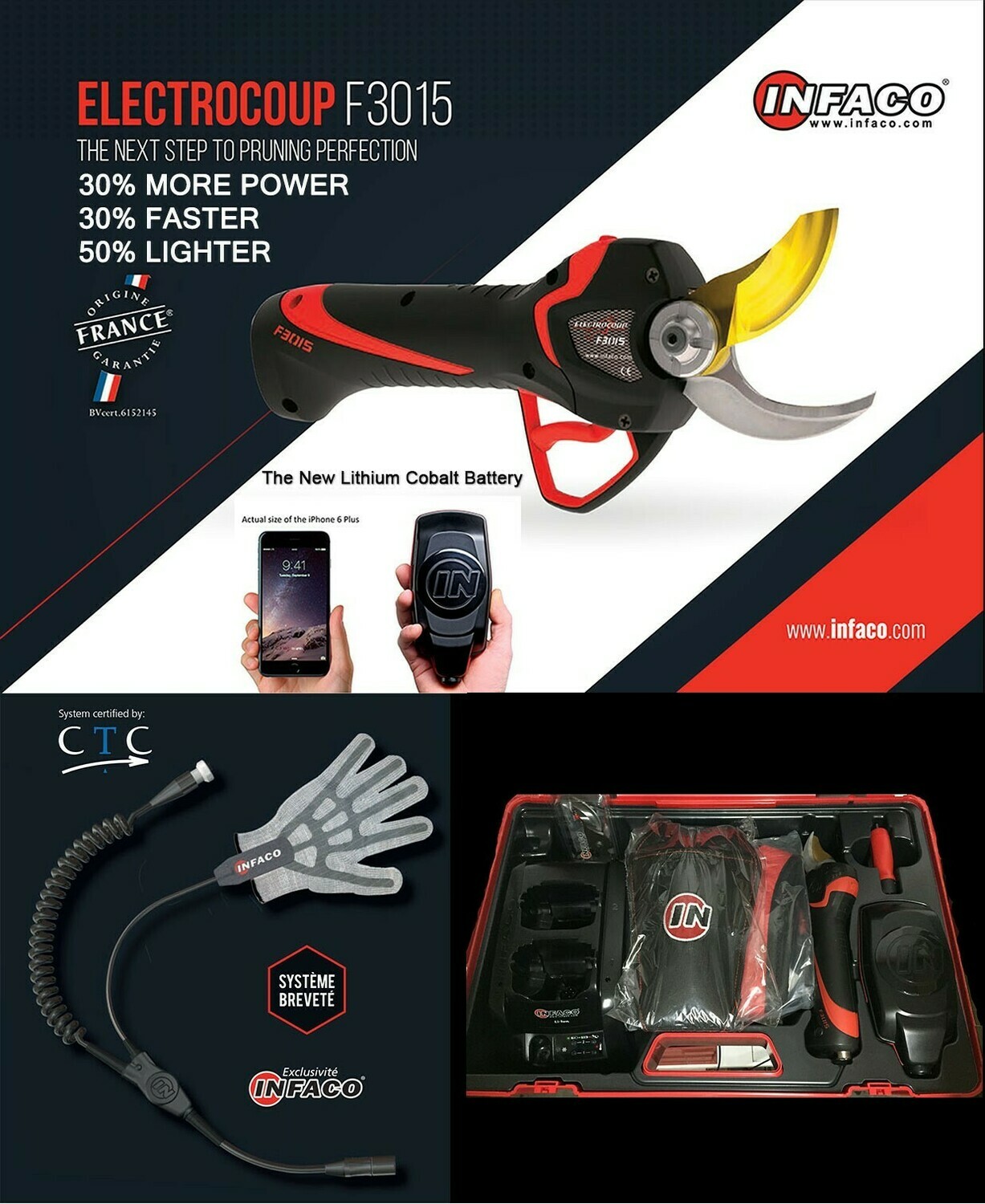 INFACO ELECTROCOUP SHEAR KIT COMPLETE