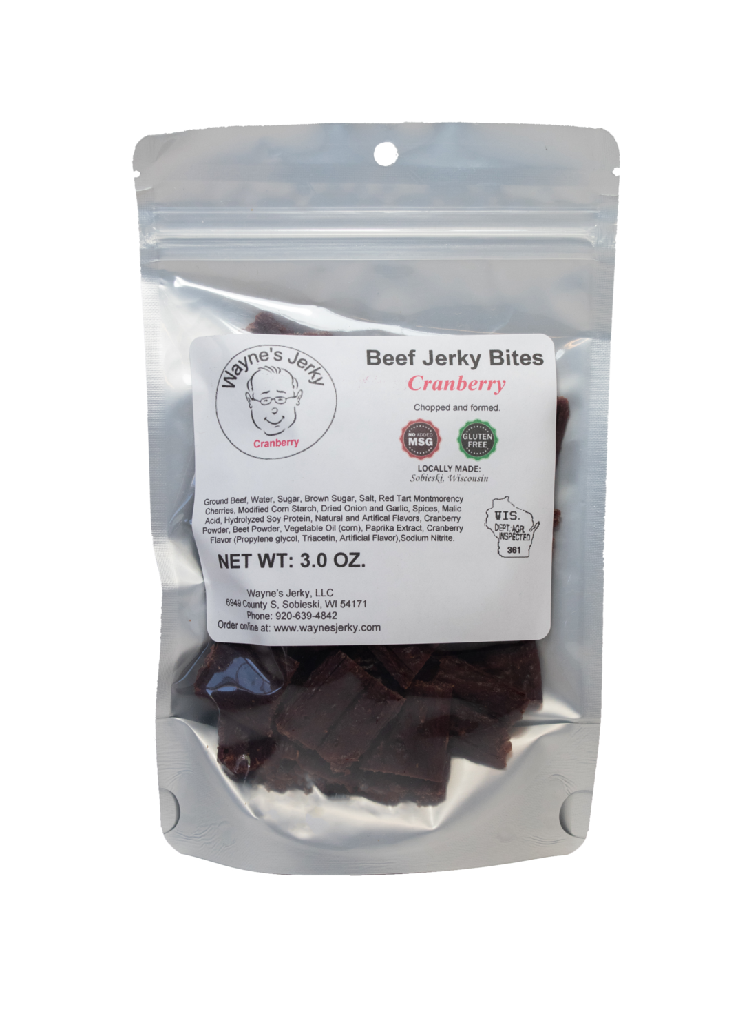 Cranberry Beef Jerky Store Wayne's Jerky