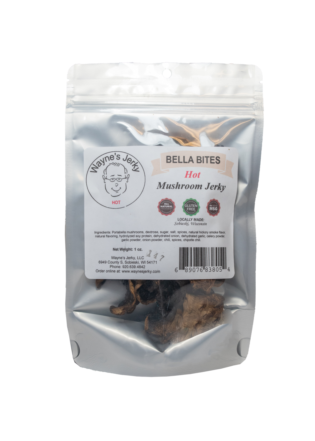 Hot Mushroom Jerky Store Wayne's Jerky