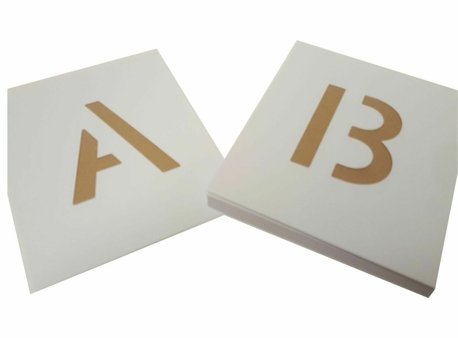Bonum 936841 Signierschablonen, Buchstaben-Set Groß, A-Z