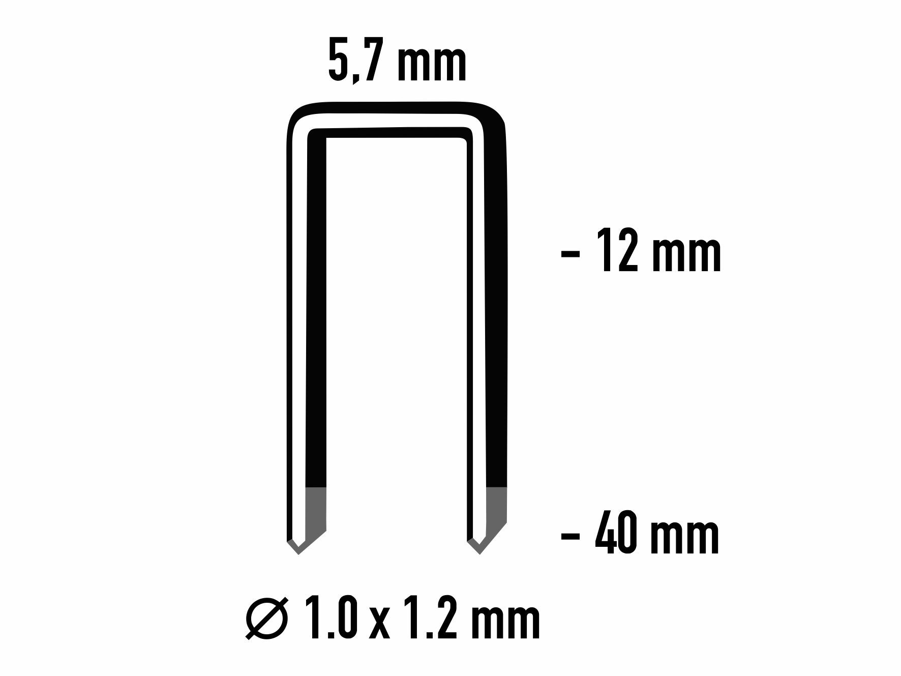 Heftklammer 90