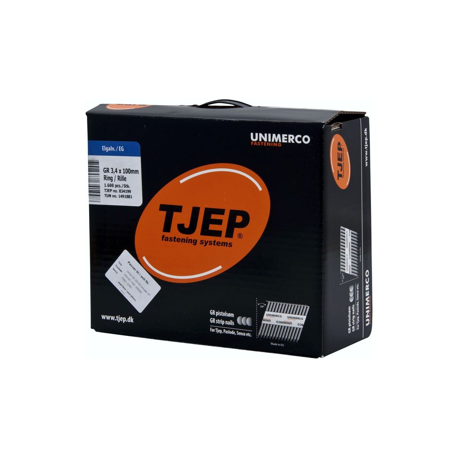 Streifennagel Tjep GR 34/100 verzinkt