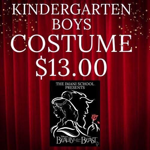 Kindergarten Boys Costume