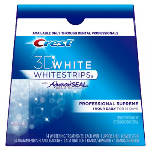 Crest 3D White Whitestrips Professional Supreme AdvancedSEAL