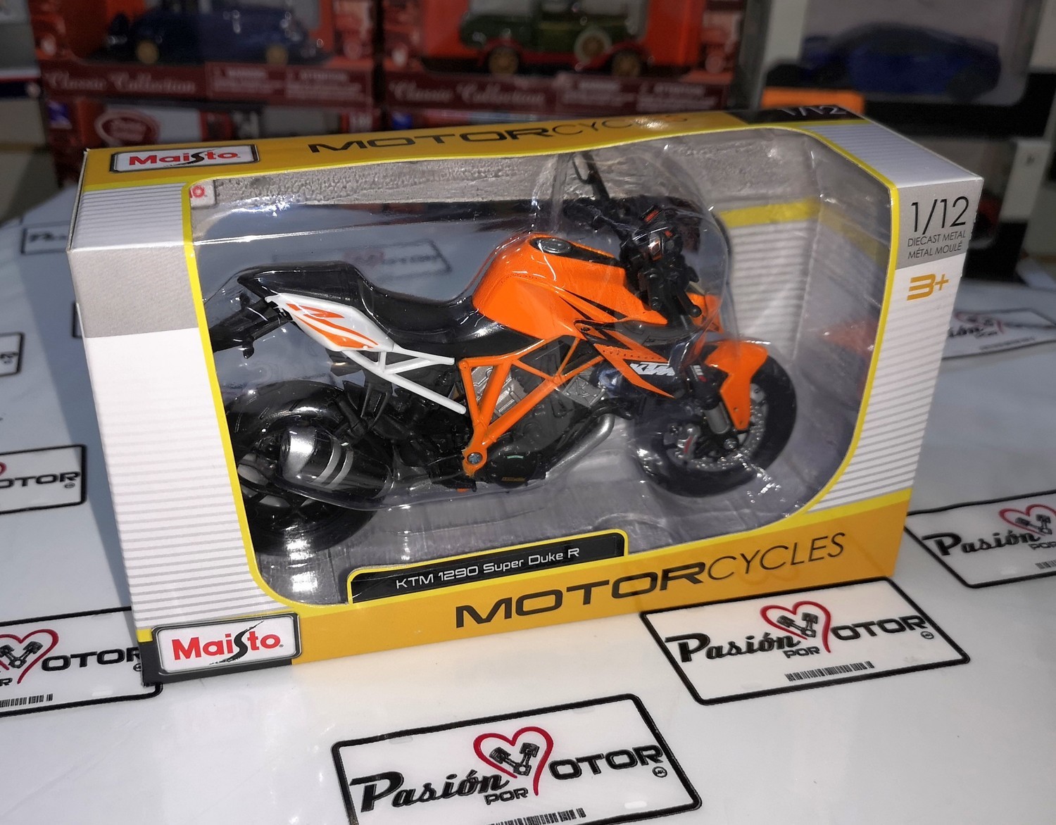 112 Ktm 1290 Super Duke R Naranja Moto Maisto Motorcycles