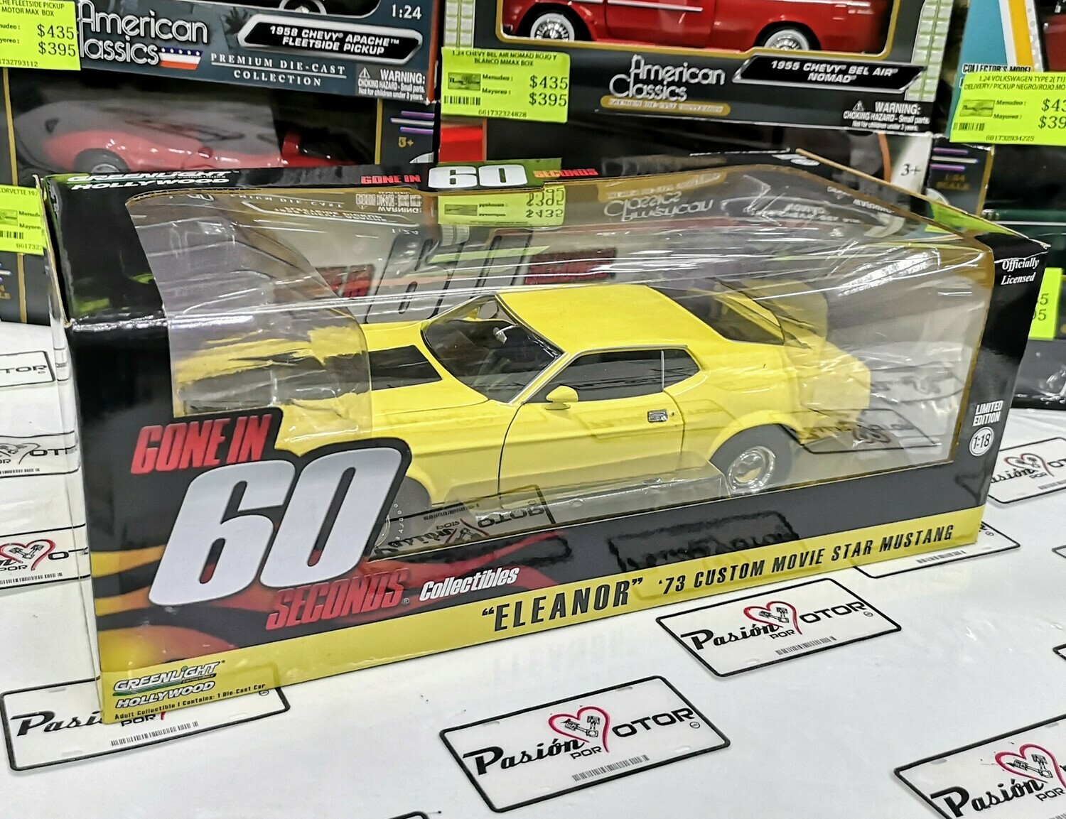 Greenlight - 60 Secondes Chrono - Eleanor - Mustang 1973 - Collection 1/43