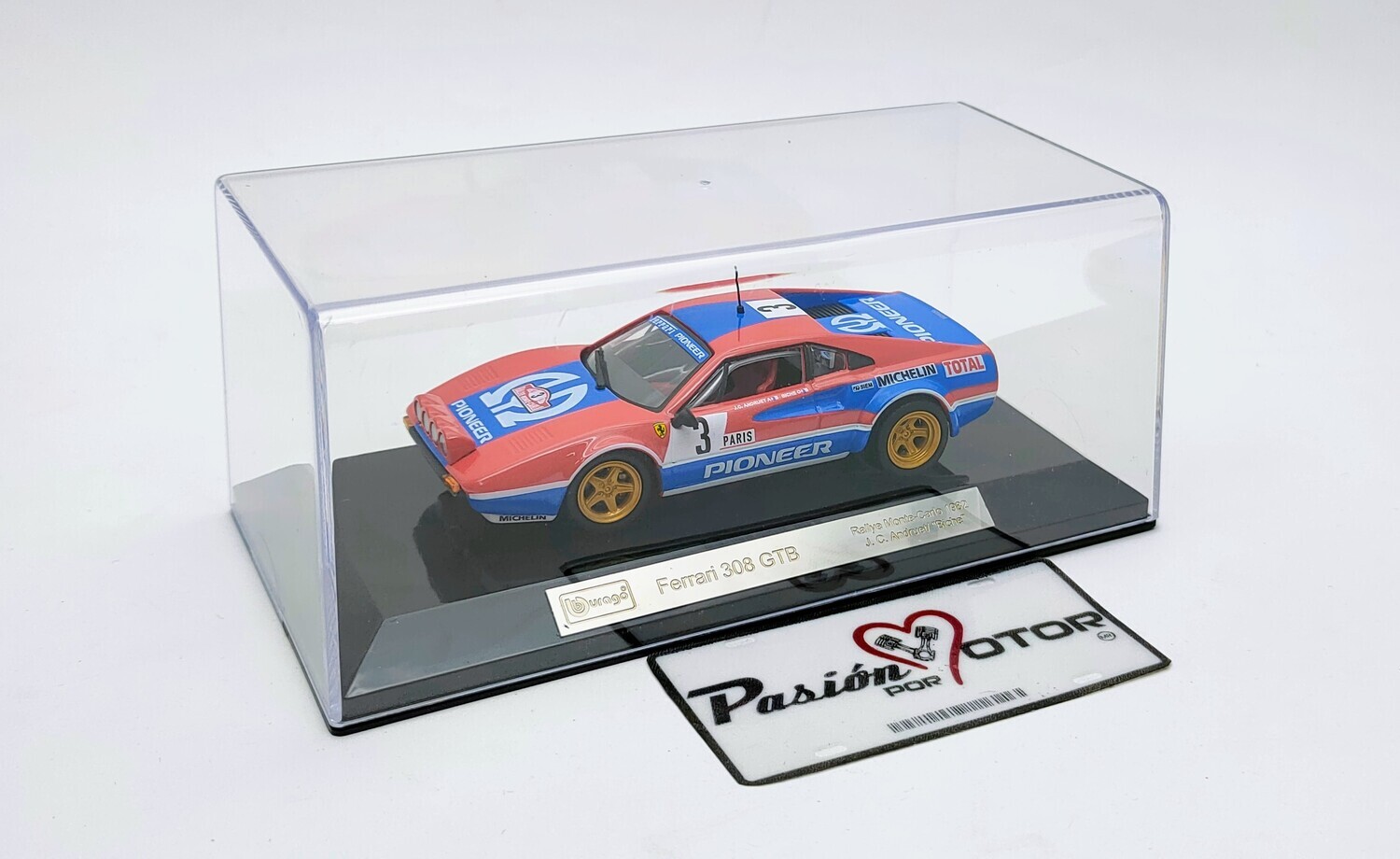 Altaya 1/43 - Ferrari 308 GTB - Rallye Monte-Carlo 1982 #3 - Modèle Diecast