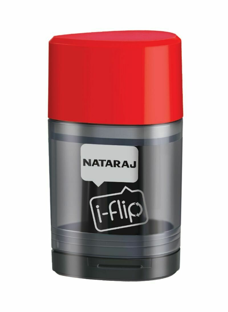 NATARAJ IFLIP SHARPENER & ERASER 2 IN 1