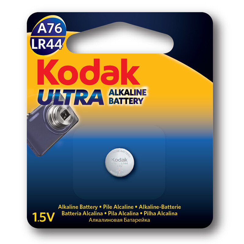 KODAK LR44 ALKALINE A76 1.5 V BATTERY 30986336