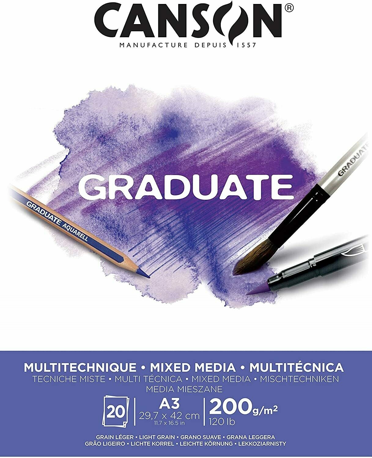 Carta Millimetrata Canson A3 90g/m² - 50 Fogli Quadretti Per Disegno Tecnico - Foto 11