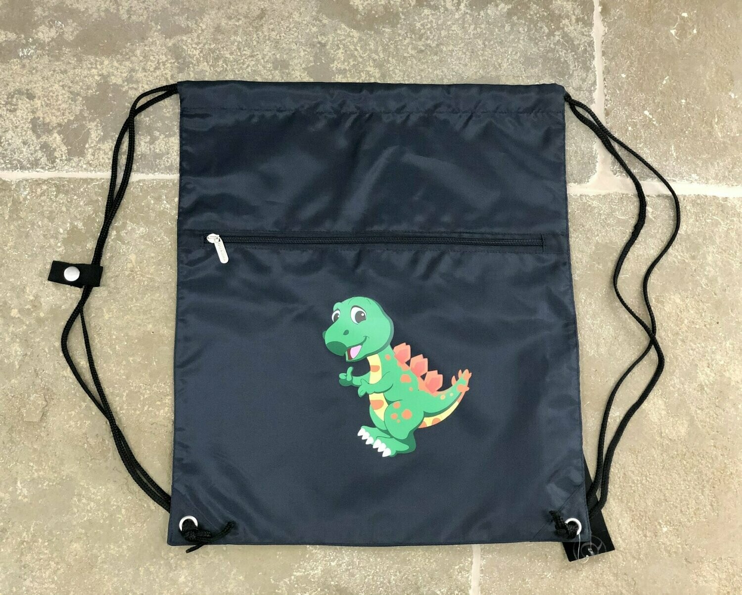 Pompops Dino Drawstring Kit Bag