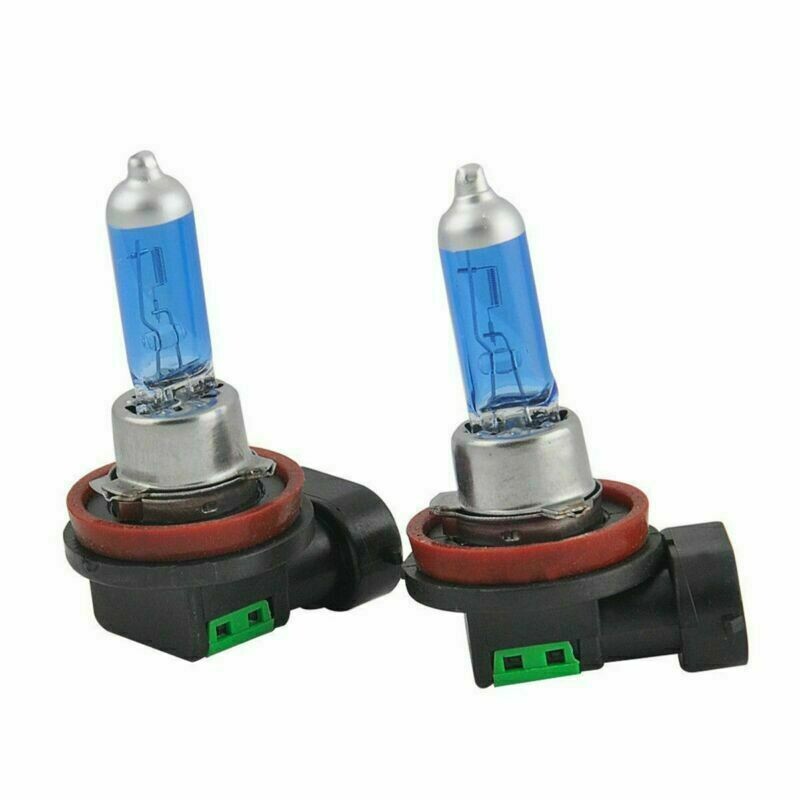 H8/H9/H11 Super White Effect Halogen Bulbs 6000K