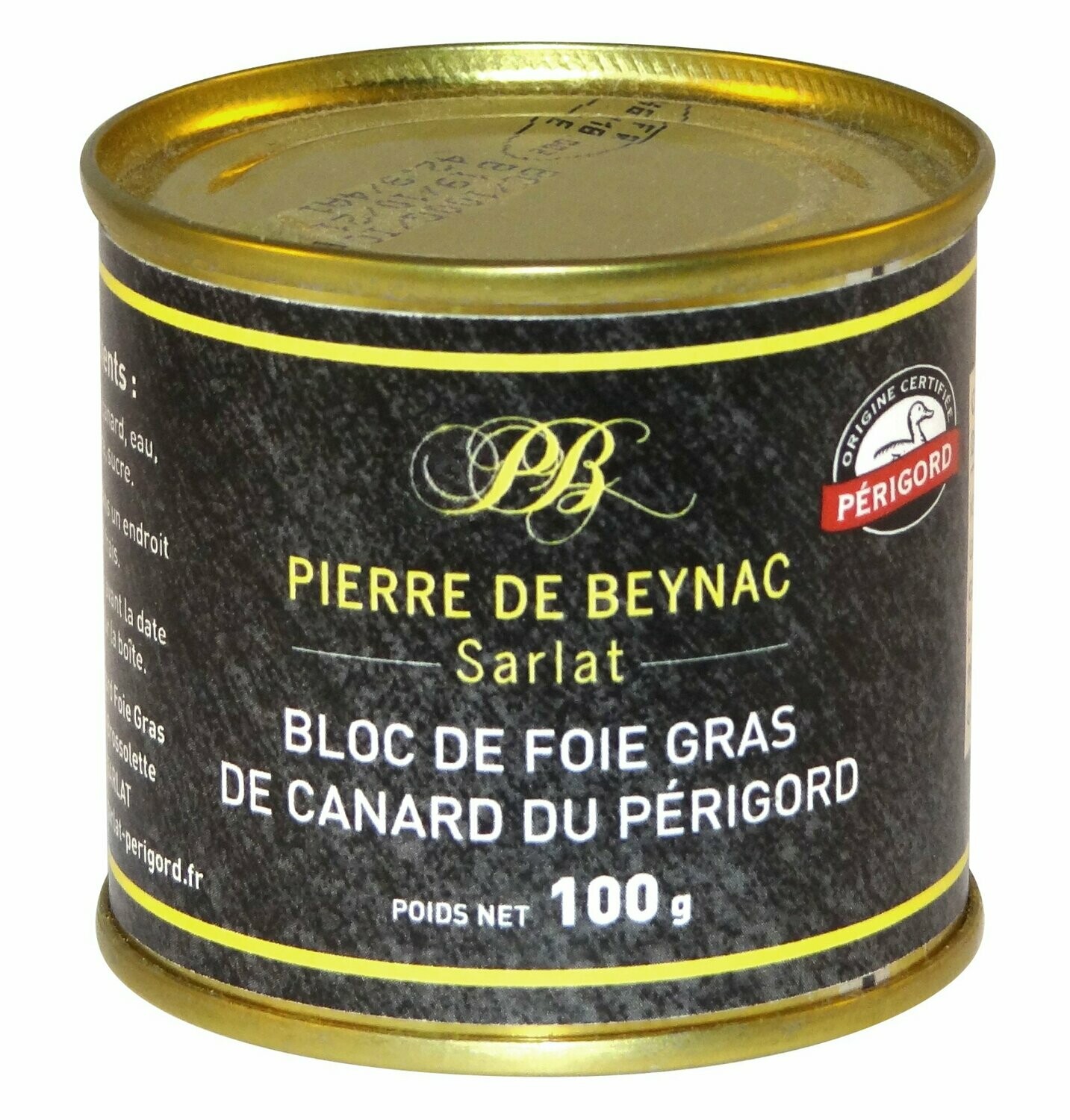 Bloc de Foie Gras de canard du Périgord 100g