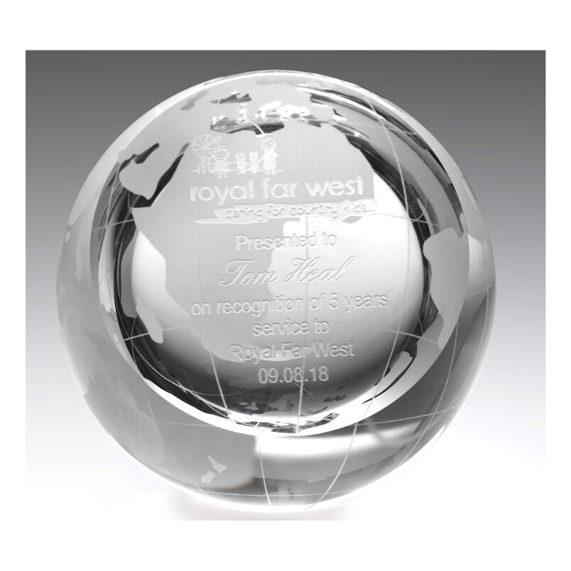 World Globe Paperweight