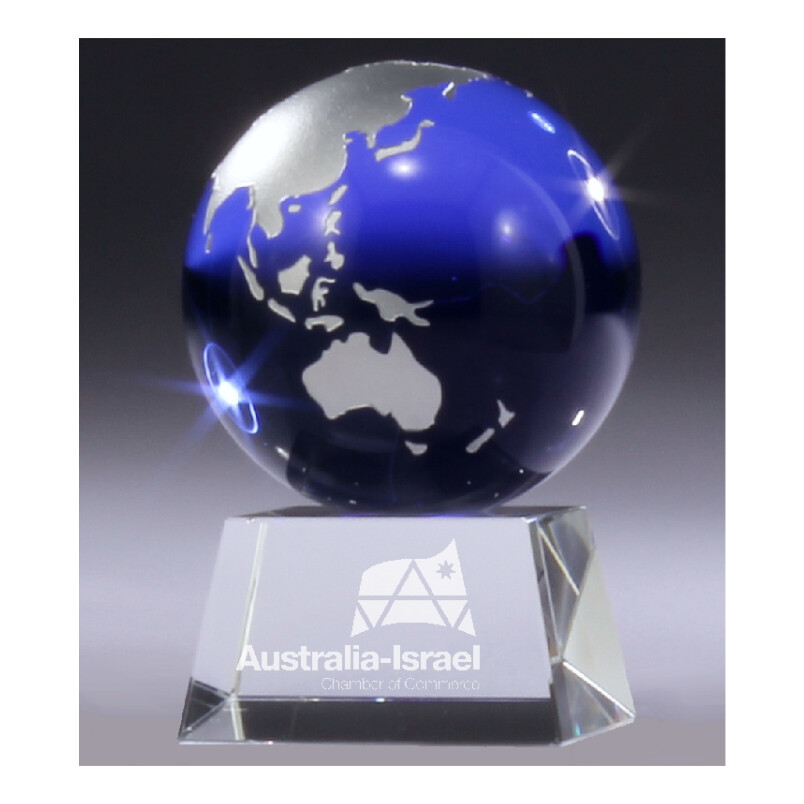 Aqua Mini Crystal Globe