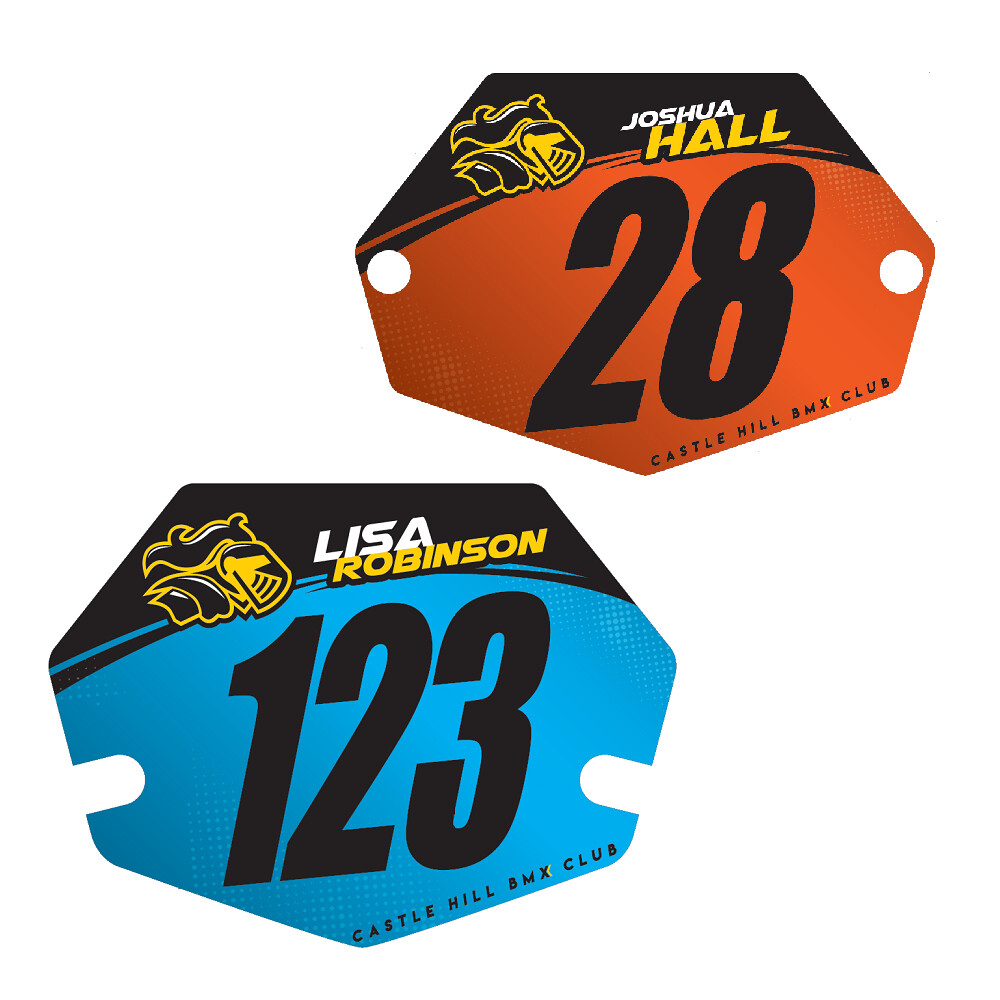 Race Plate (Decal Only) and Car Stickers